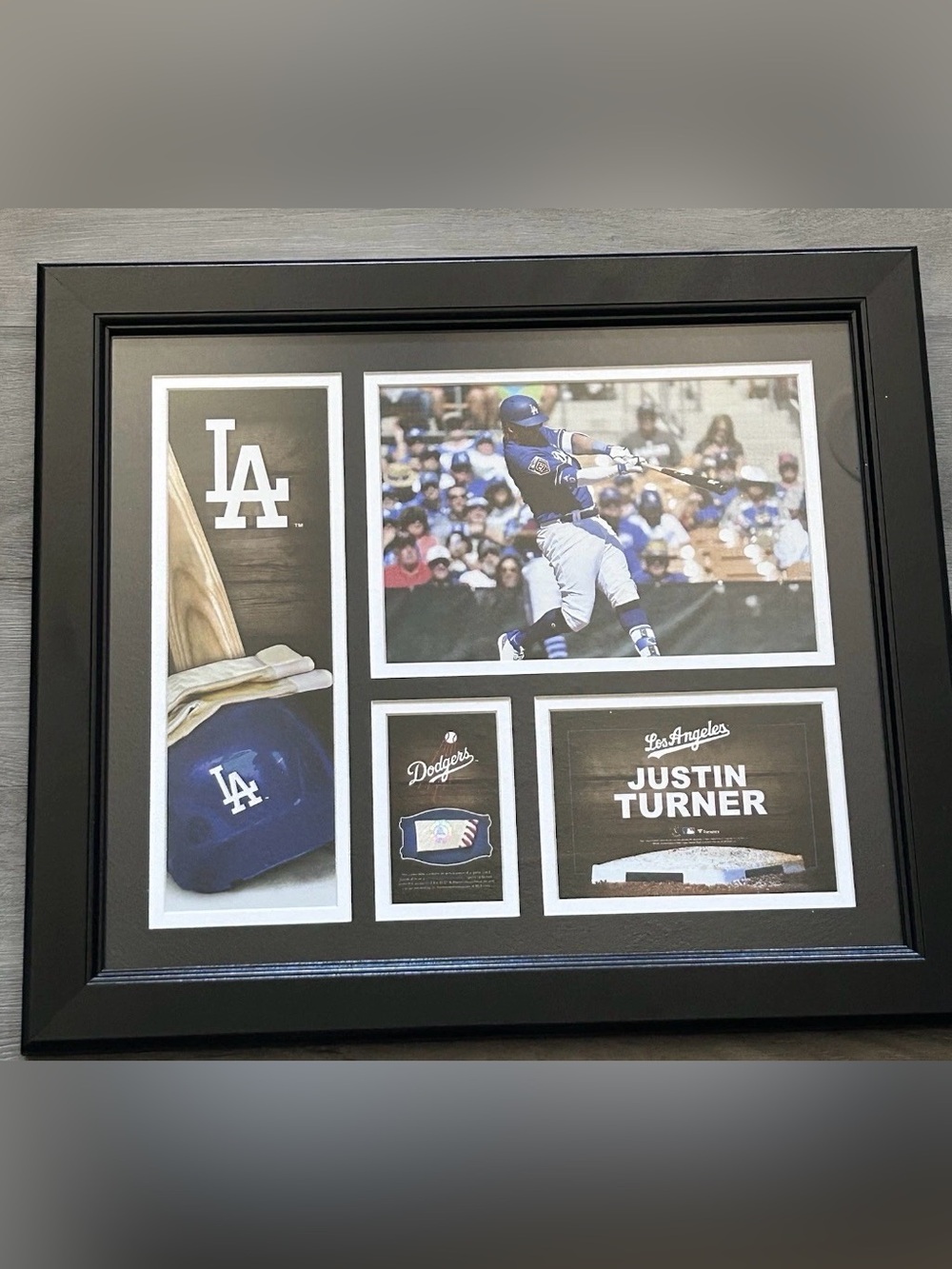 Justin Turner Los Angeles Dodgers Fanatics Framed Collage W/ Game Used Ball